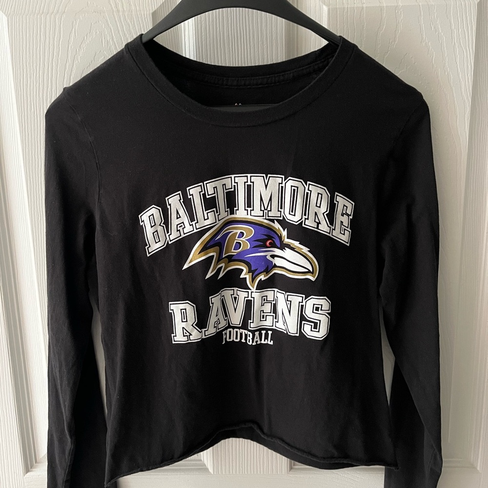 Baltimore Ravens cropped long sleeve